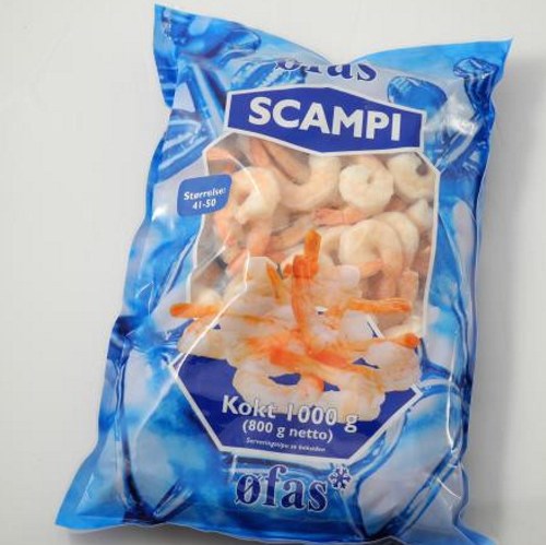 ASC Scampi 41/50 u/skall 800gr